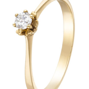 Diamond Wedding Band 1/10 ct tw 10K Yellow Gold